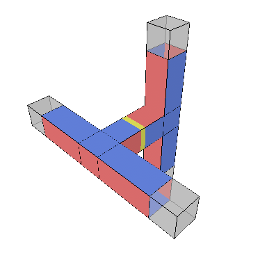 CZ with a spatial Hadamard block graph